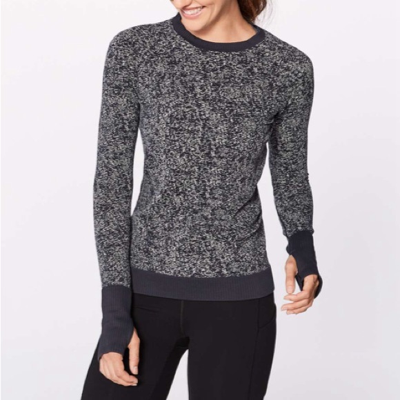 Lululemon Rest Less Pullover - Black / White (First Release)
